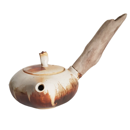 theiere en ceramique manche en bois 180ml