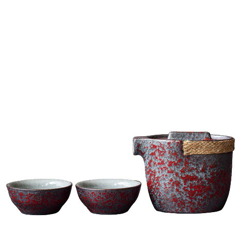 theiere en ceramique service 2 tasses 180ml