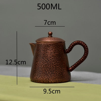 theiere en cuivre 500ml