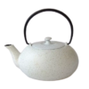 theiere en fonte japonaise blanche wazuqu fuku 550ml