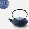 theiere en fonte japonaise bleue oigen 900ml 3
