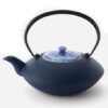 theiere en fonte japonaise bleue oigen 900ml 4