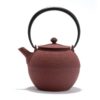 theiere en fonte japonaise rouge wazuqu hikime 950ml