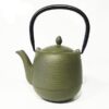 theiere en fonte japonaise verte oiharu natsume 800ml