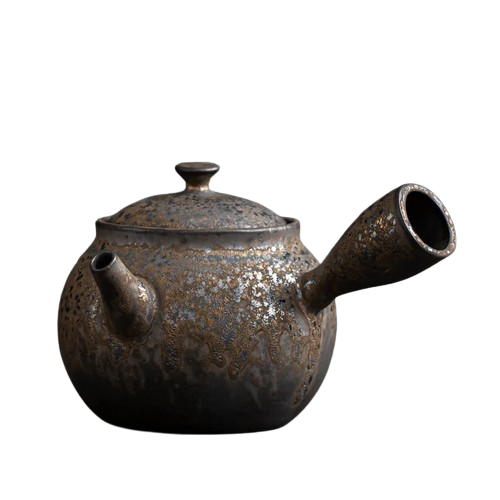 theiere en gres vintage rechaud 150ml