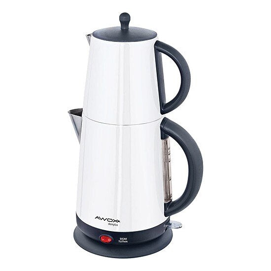theiere en inox caydanlik turc electrique 17l 07l 11
