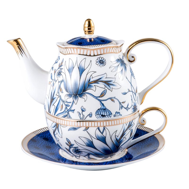 theiere en porcelaine anglaise fleurs 350ml