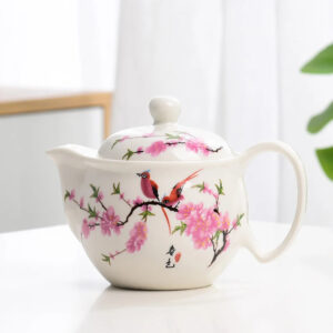 theiere en porcelaine blanche avec filtre 400ml theiere en porcelaine blanche avec filtre 400ml