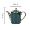 theiere en porcelaine bleu vert 750ml 2