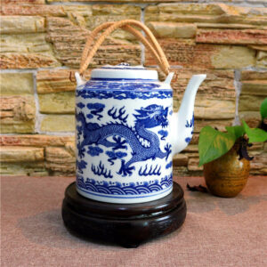 theiere en porcelaine chinoise bleu et blanc 800 1600ml theiere en porcelaine chinoise bleu et blanc 800 1600ml