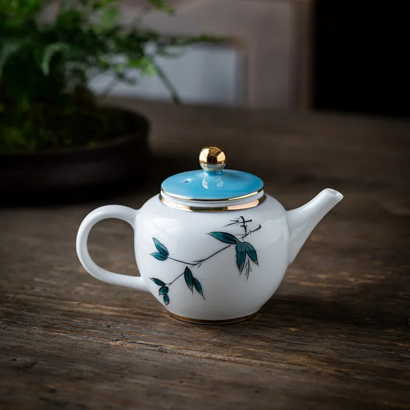 theiere en porcelaine chinoise fine 200ml 5