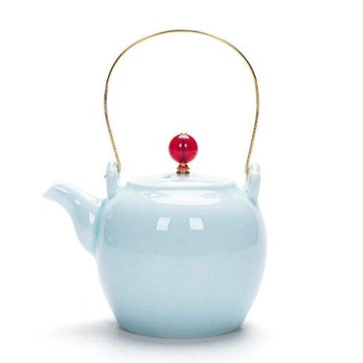 theiere en porcelaine coloree 310ml 6