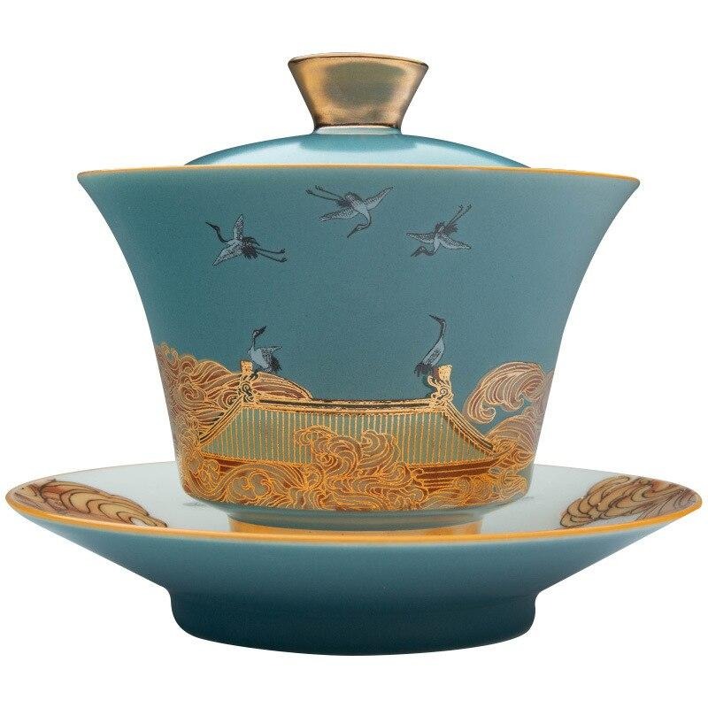 theiere en porcelaine gaiwan 150ml 6