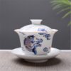 theiere en porcelaine gaiwan bone china 150ml