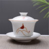 theiere en porcelaine gaiwan bone china 150ml 4