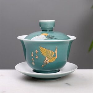 theiere en porcelaine gaiwan traditionnel 125 150ml 10 theiere en porcelaine gaiwan traditionnel 125 150ml 10
