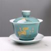 theiere en porcelaine gaiwan traditionnel 125 150ml 2
