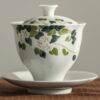 theiere en porcelaine gaiwan zhong 160 165ml