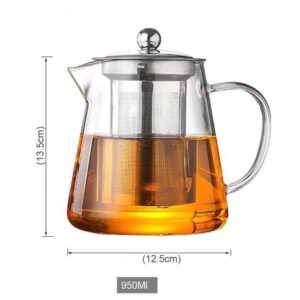 theiere en verre avec filtre inox 450ml a 13l 5 theiere en verre avec filtre inox 450ml a 13l 5