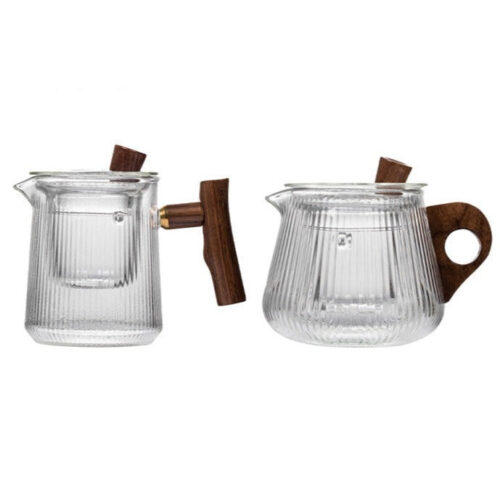 theiere en verre et bois 370 420ml 3 theiere en verre et bois 370 420ml 3