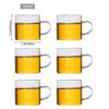 theiere en verre filtre inox 600ml 12l