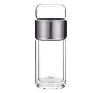 theiere en verre infuseur a the portable 280ml theiere en verre infuseur a the portable 280ml
