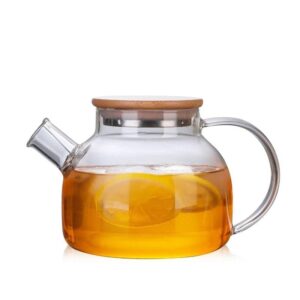 theiere en verre pour fleur de the 1l 18l 2