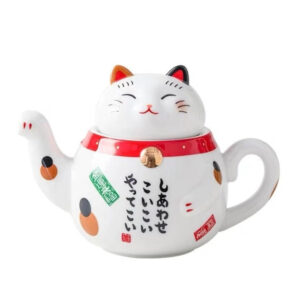 theiere forme chat maneki neko 300ml 6 theiere forme chat maneki neko 300ml 6