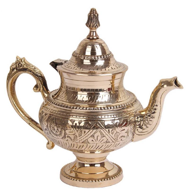 theiere indienne en cuivre 500 600ml 2