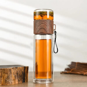 theiere infuseur nomade verre double paroi 400ml 300100ml 3