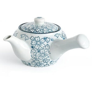 theiere japonaise a fleurs service 4 tasses 3