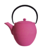 theiere japonaise en fonte rose wazuqu mayu 550ml