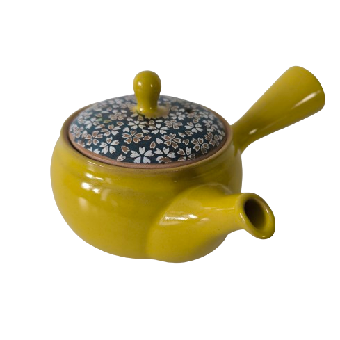 theiere japonaise jaune tokoname 400ml