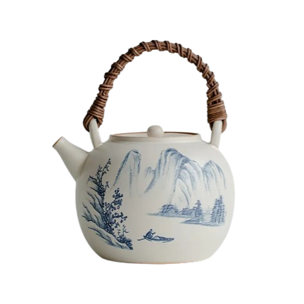 theiere japonaise paysage et rechaud 480 1000ml