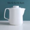 theiere porcelaine blanche 700ml 1l