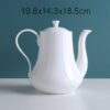 theiere porcelaine blanche 700ml 1l 3