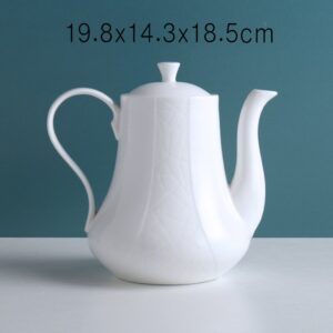 theiere porcelaine blanche 700ml 1l 3 theiere porcelaine blanche 700ml 1l 3