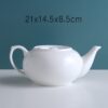 theiere porcelaine blanche 700ml 1l 5