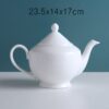 theiere porcelaine blanche 700ml 1l 7