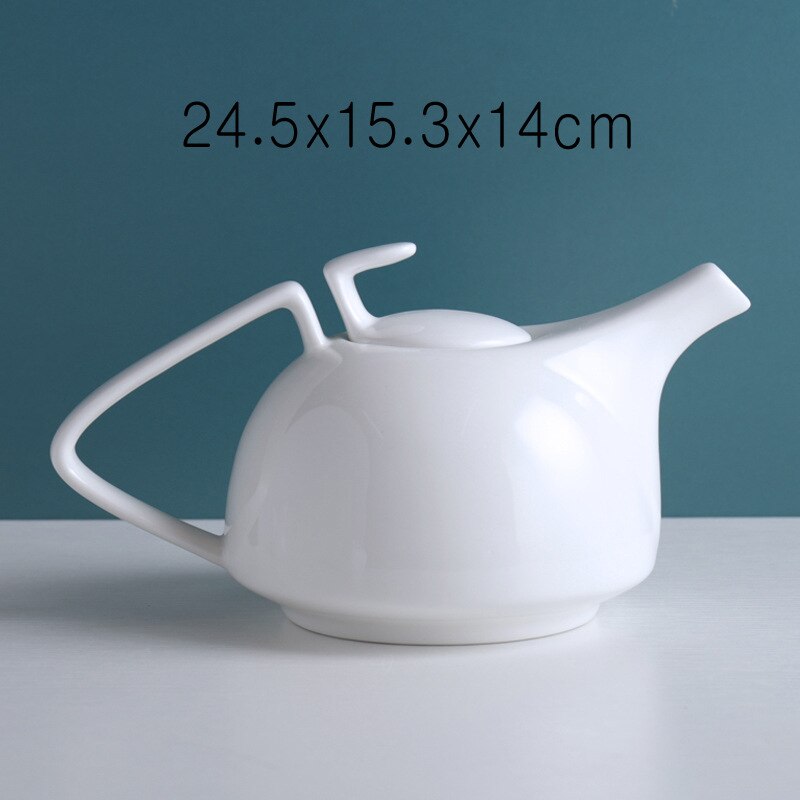 theiere porcelaine blanche 700ml 1l 8