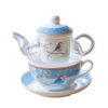 theiere solitaire verre et porcelaine 360ml