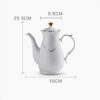theiere style anglais en porcelaine 1l 16l 3