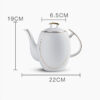 theiere style anglais en porcelaine 1l 16l 6
