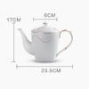 theiere style anglais en porcelaine 1l 16l 7