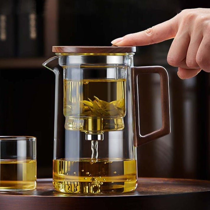 theiere verre avec infuseur verre 750ml 2