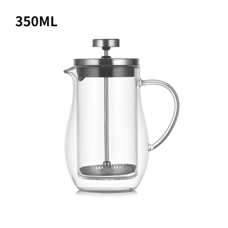 theiere verre double paroi piston 350 600ml