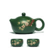 theiere yixing verte et tasses 180ml 2