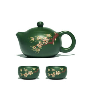 theiere yixing verte et tasses 180ml 2 theiere yixing verte et tasses 180ml 2