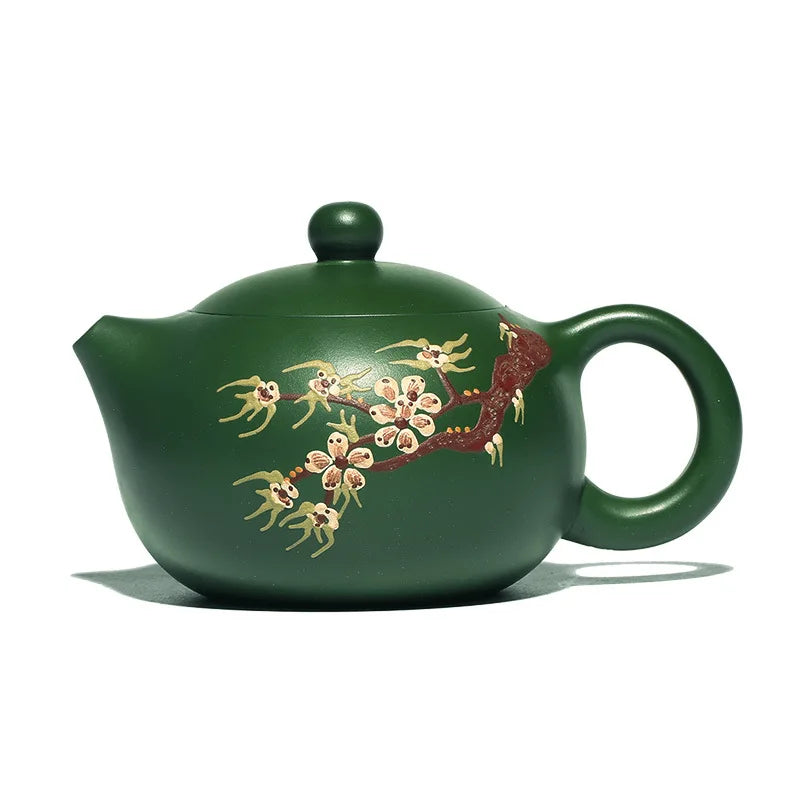 theiere yixing verte et tasses 180ml 4