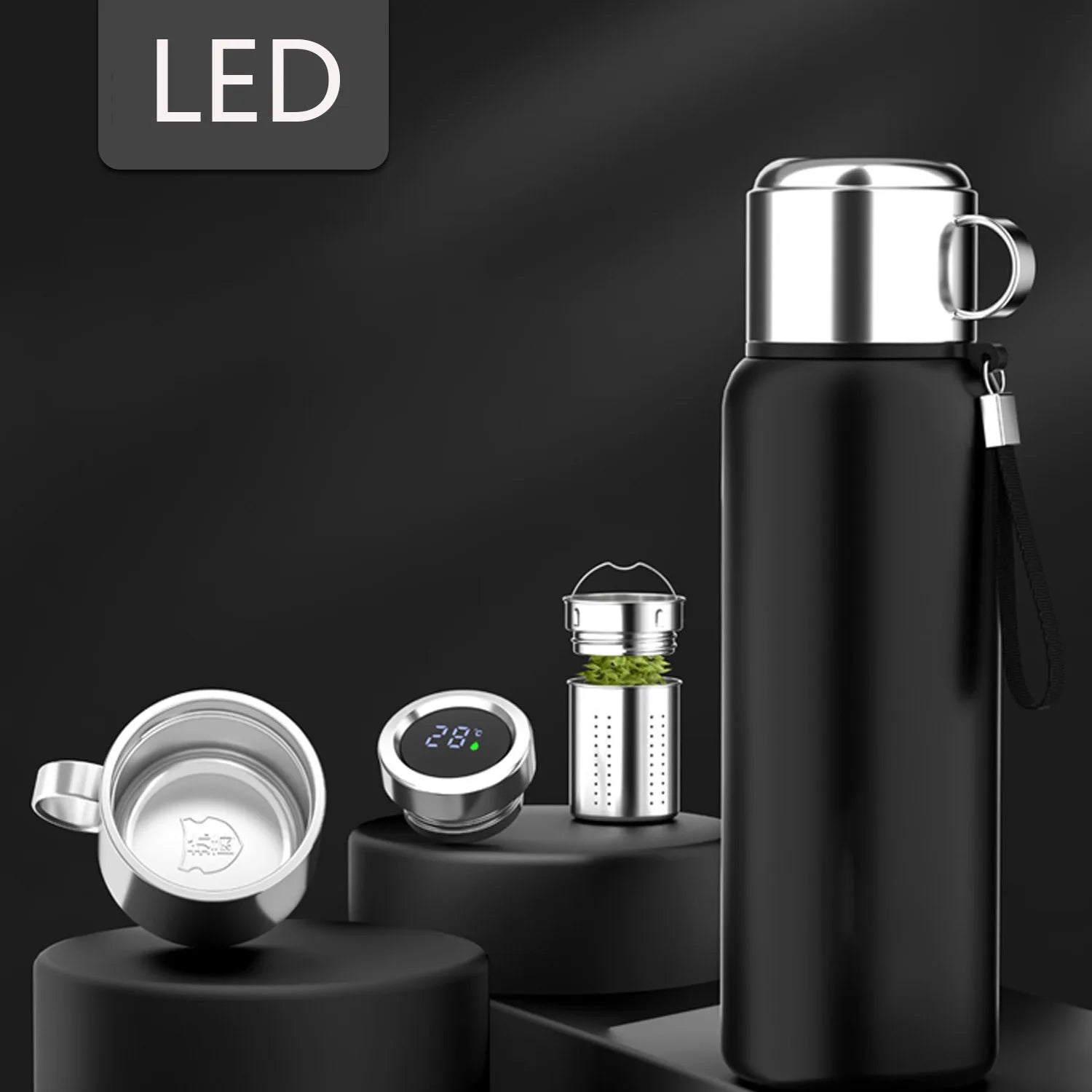 thermos avec infuseur integre affichage temperature 12l 2